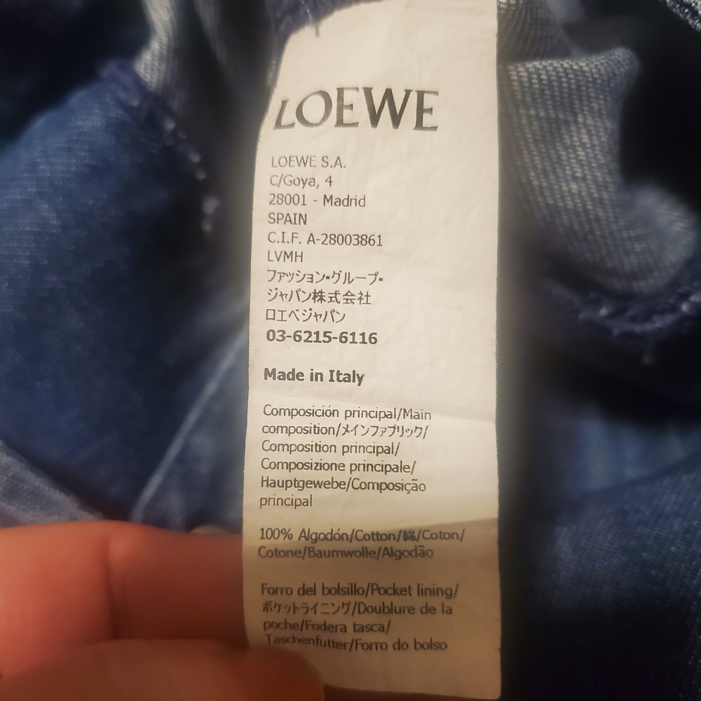 Loewe Jeans Dress Womens Sz 38 Italy Cotton Sz 4 USA. - Picture 16 of 16